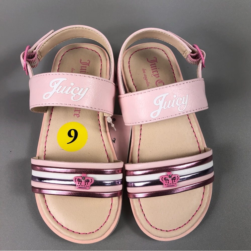 Juicy Couture La Palma Girl Metallic Sandals